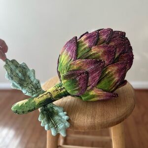 John Derian x Target 2025 15.5" Plush Beaded Artichoke Pillow Limited Edition